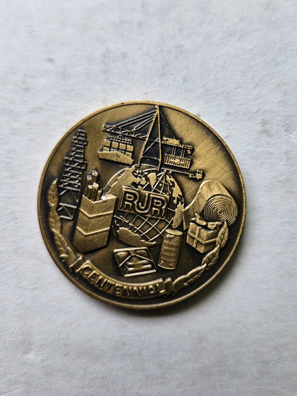 RJRT Bronze Centennial Token/Medal